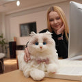 Chongker Animal de peluche interactivo de gato robot de 24.8 pulgadas para