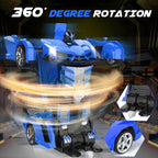 Dolanus Auto a control remoto - Robot transformador, regalos de juguetes, Azul