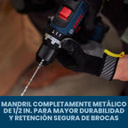 BOSCH GSB18V-65B12 Kit de taladro sin escobillas, batería incluida
