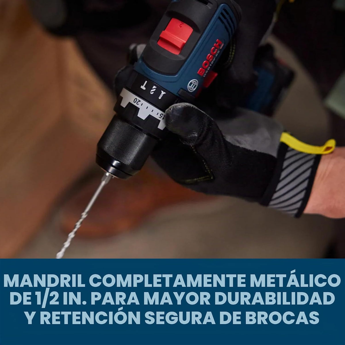 BOSCH GSB18V-65B12 Kit de taladro sin escobillas, batería incluida