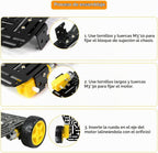 Kit de chasis de robot 4WD para Arduino/Raspberry Pi
