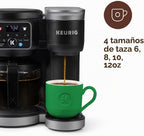 Keurig K-Duo - Cafetera caliente y helada de una sola porción y jarra