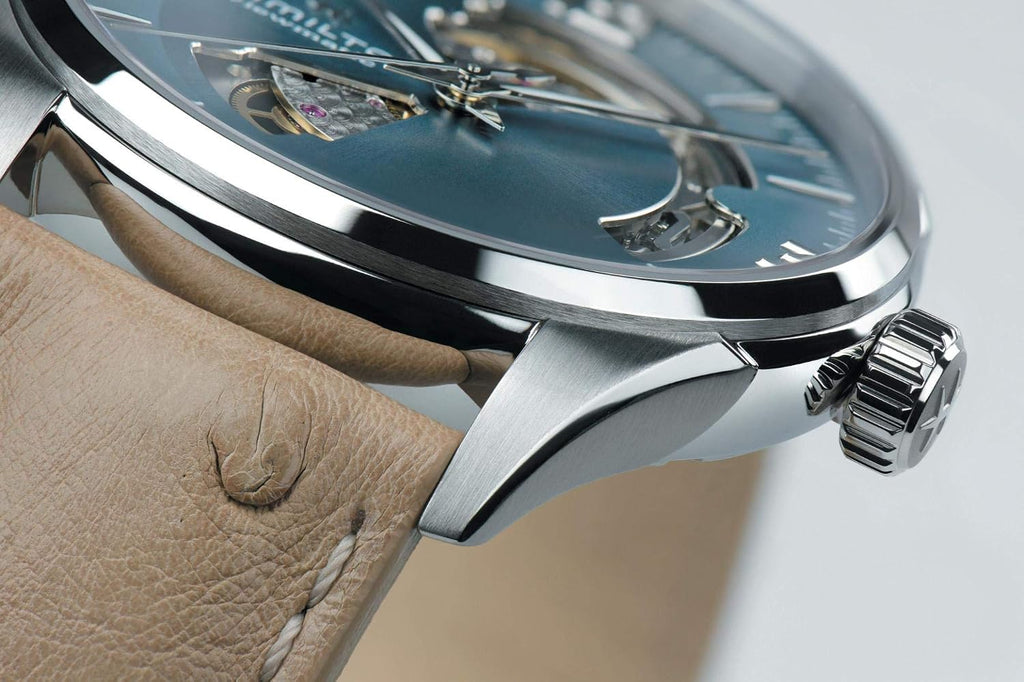 Hamilton Jazzmaster Open Heart Reloj automático para hombre, caja de 1.654