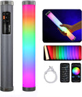 Meteor 30 tubos de píxeles a todo color luz LED, 10 W RGBWW, CCT 2,000 K a 20,000 K, barra de luz de mano RGBWW de 30 píxeles, soporte de atracción magnética, control de aplicación