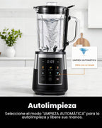 GDOR Licuadora para cocina, licuadora de vidrio de 1300 W con 6 programas