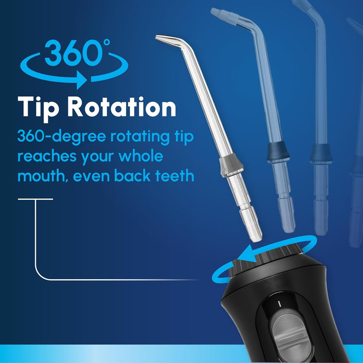Waterpik Irrigador de agua inalámbrico Pearl recargable portátil pa...
