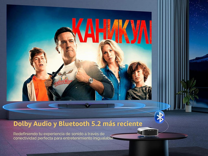 GooDee Proyector Inteligente 4K con WiFi 5G y Bluetooth, Aplicacion...