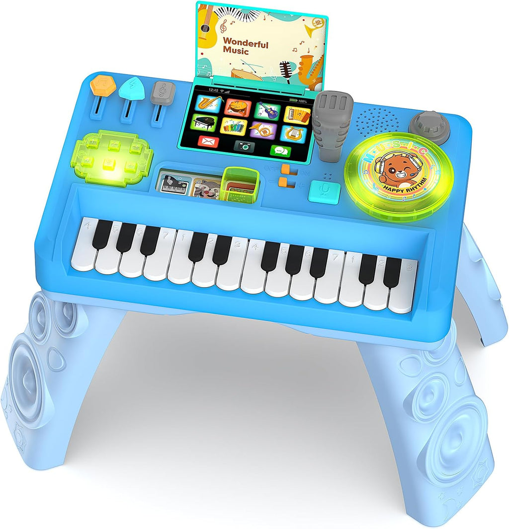 Baby DJ Table - Piano musical para niños pequeños con música y luz