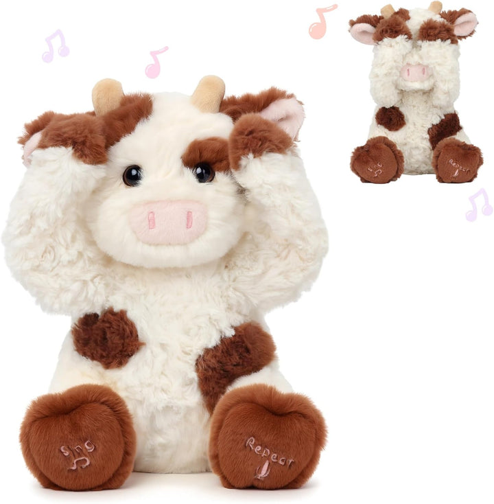 Hopearl Peek A Boo Cow interactivo repite lo que dices, diario de p...