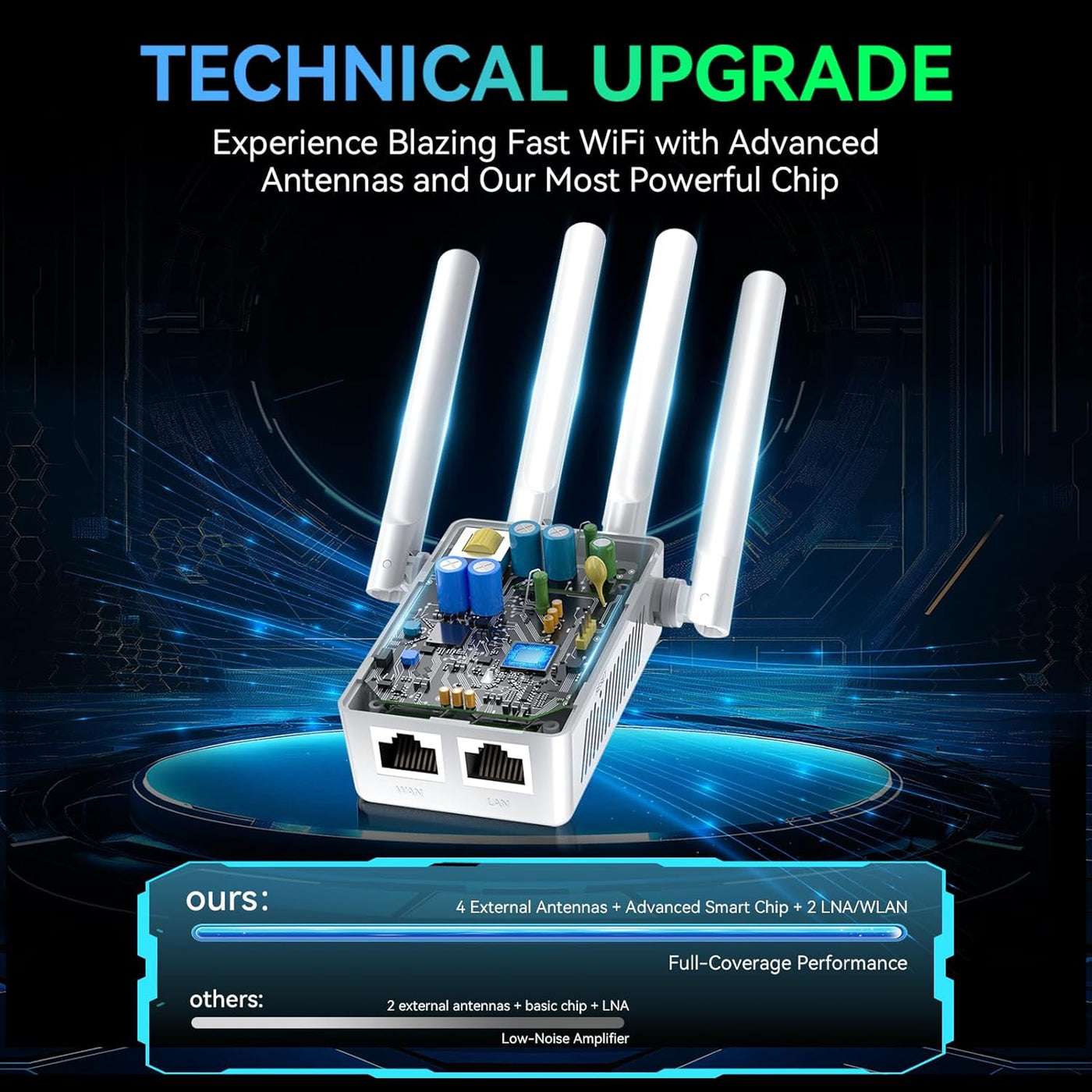 2026 WiFi Extender Signal Booster for Home, 8X Faster Long Range In...