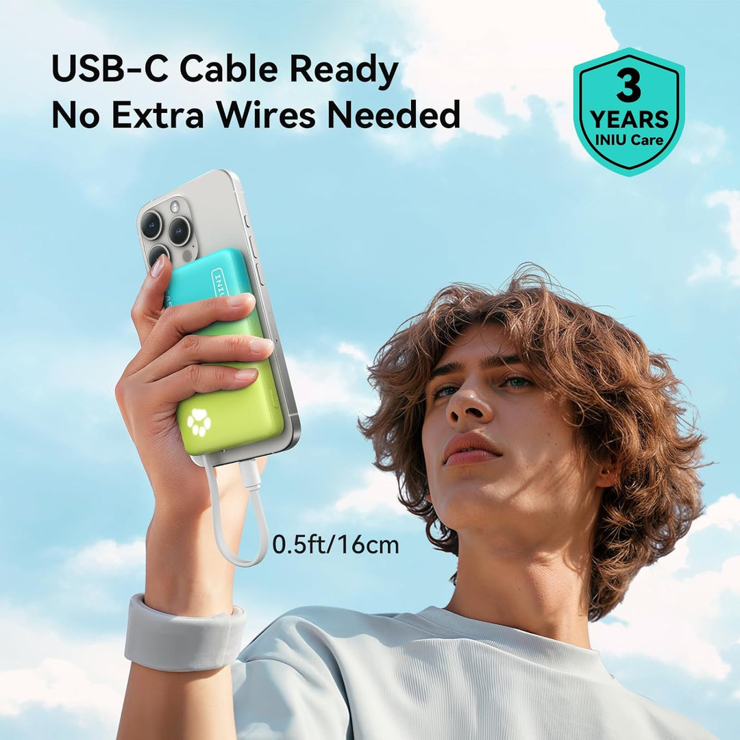 Cargador Portátil INIU, 45W PD Delgado 10000mAh Banco de Energía co...