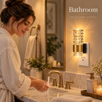 Luz nocturna LED, luces nocturnas enchufables la pared
