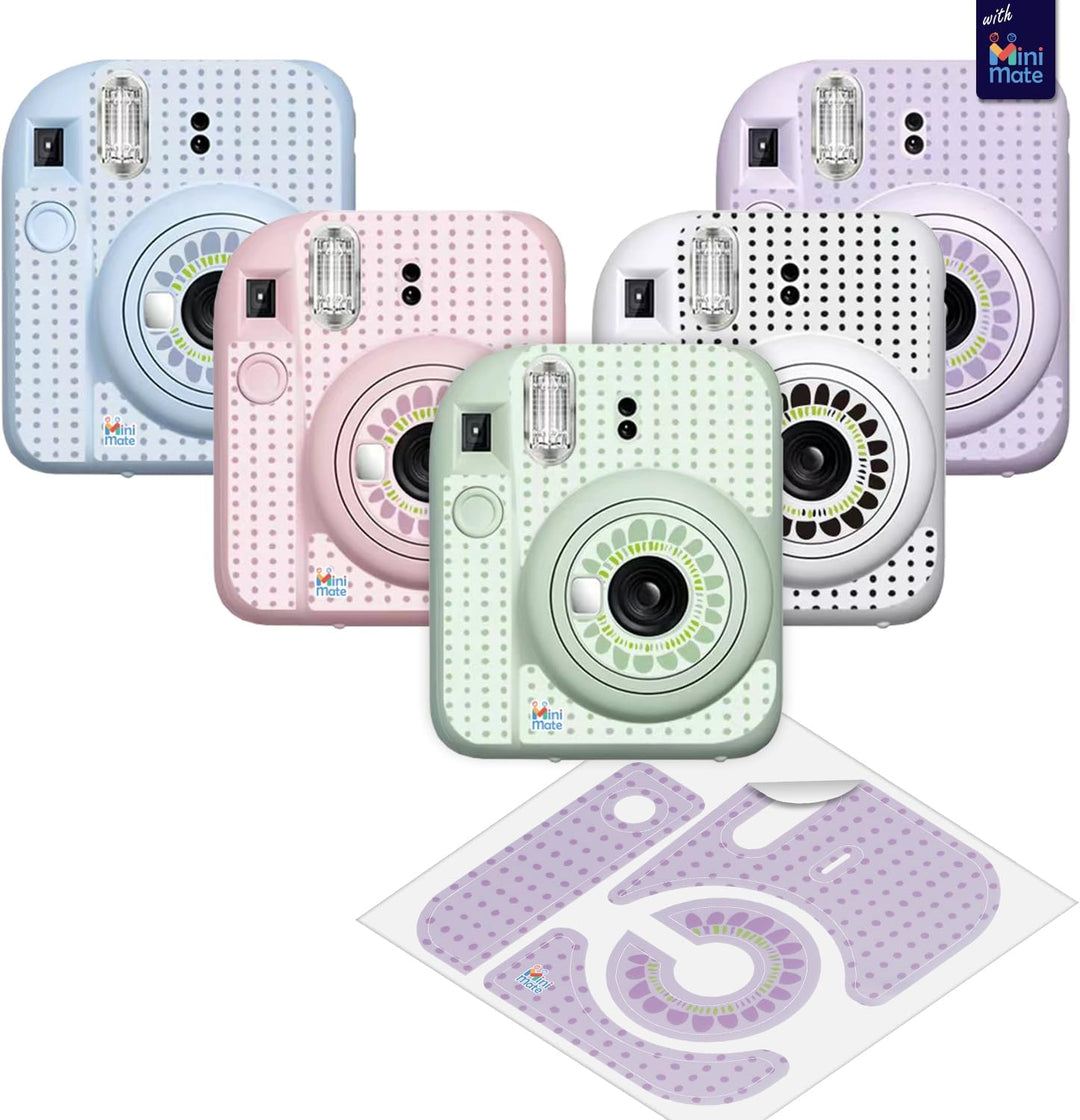 Cámara instantánea Fujifilm Instax Mini 12 color azul pastel + estu...