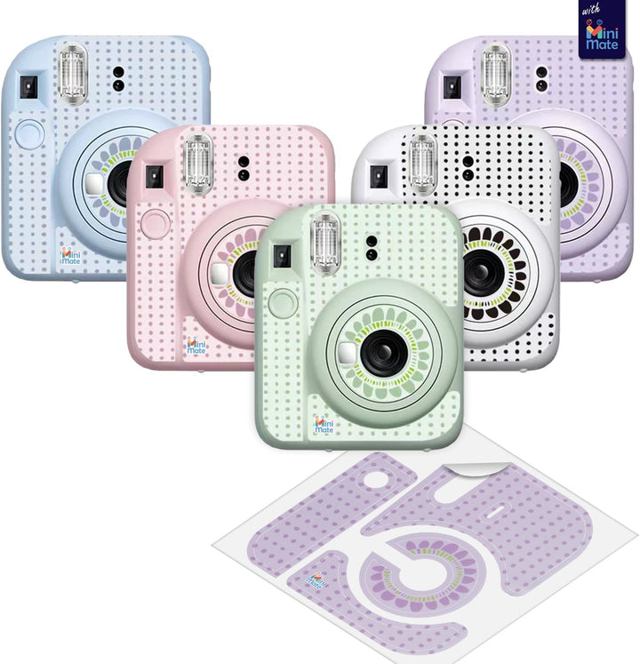 Cámara instantánea Fujifilm Instax Mini 12 color azul pastel + estu...