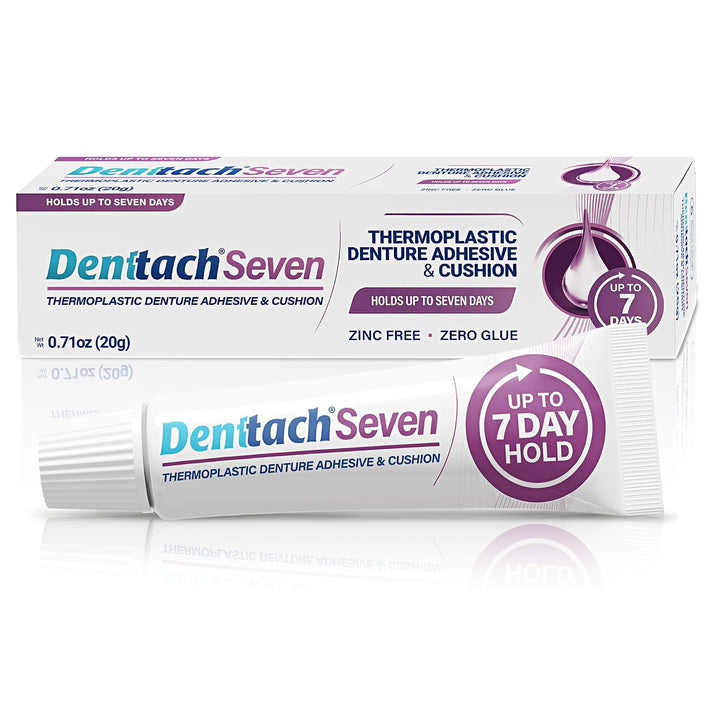 Denttach Seven Denture Adhesive, adhesivo termoplástico para dentad...