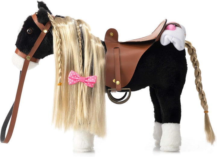 HollyHOME Caballo de Peluche Bonito Juguetes de Peluche, Pretensión...