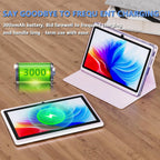 ZZB Tablet Android 14 de 7 pulgadas, 8 GB de RAM (4 GB expandibles) 32 GB ROM Tablets, Rosa
