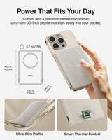 Belkin MagSafe Power Bank 5,000 mAh, cargador portátil ultradelgado...