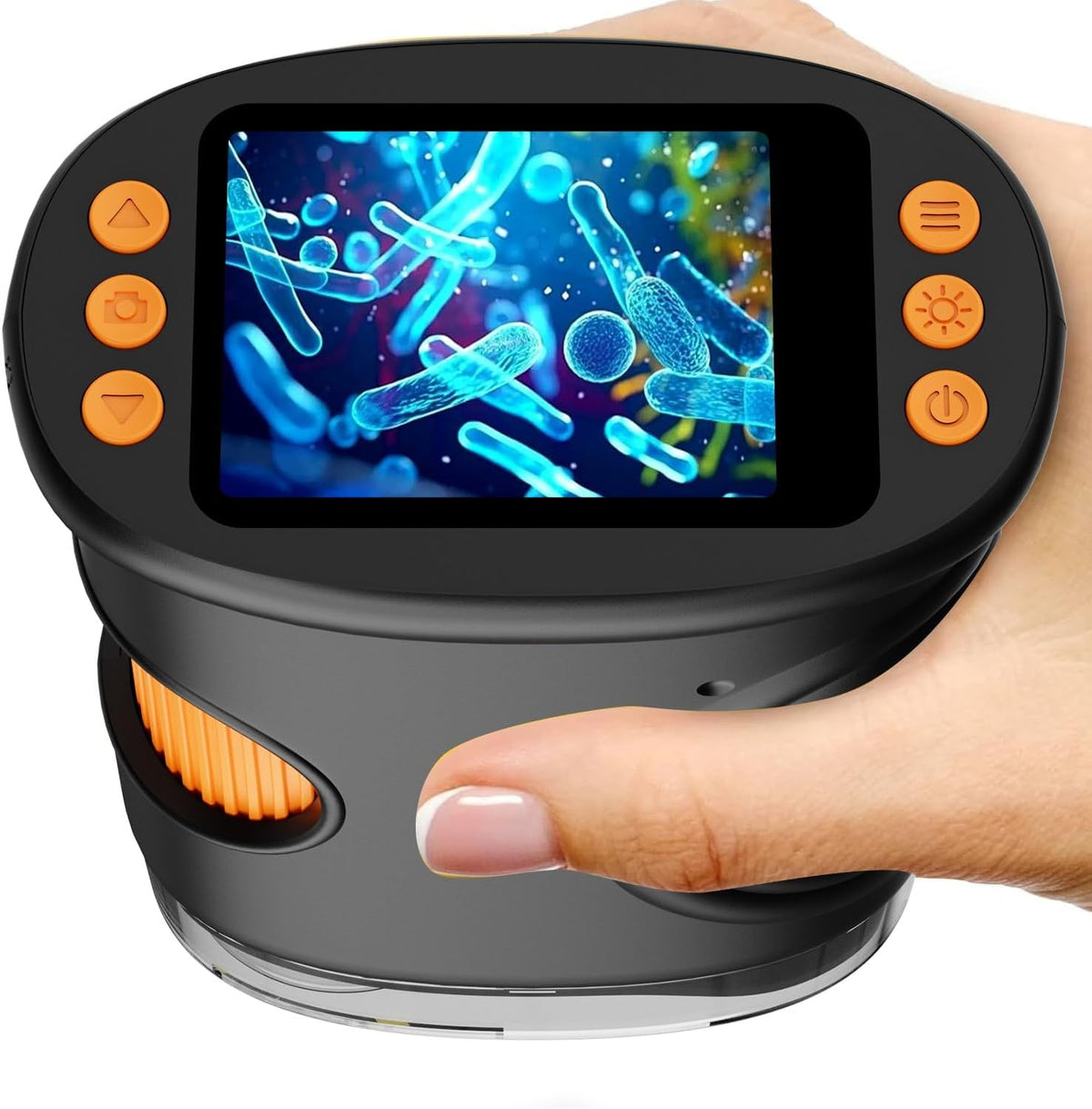 Lupa para niños Microscopio digital de mano de 2 pulgadas para niños