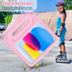 Funda infantil para iPad (A16) de 11ª generación de 11 pulgadas 2025, iPad de 10.9 pulgadas 2022 con protector de pantalla integrado, duradero, a prueba de golpes, ligera, con mango para i Pad