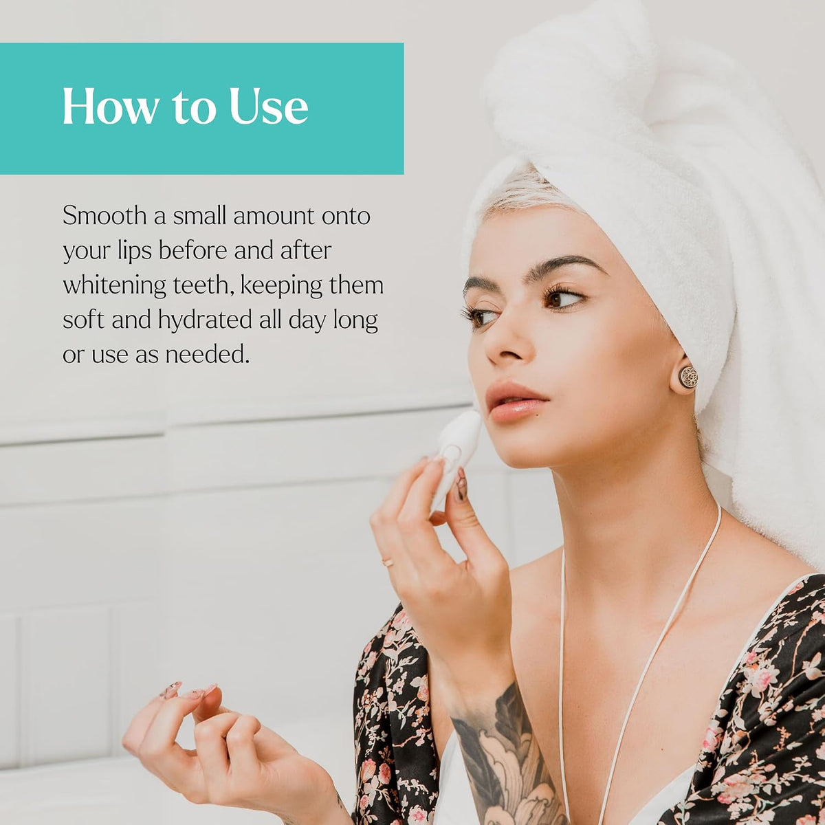 GLO Science Cuidado del bálsamo labial con manteca de karité, brill...