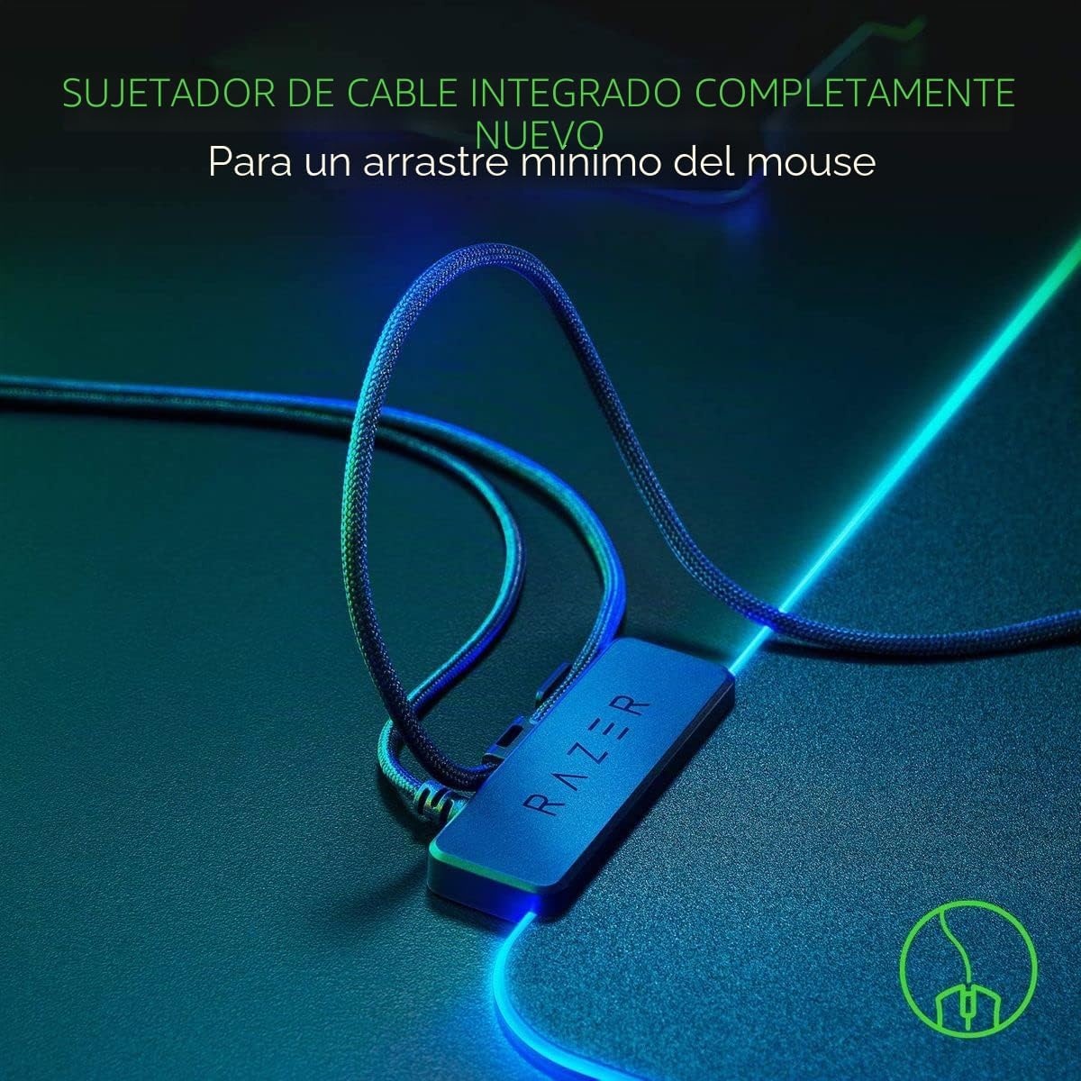 Razer Firefly Hard V2 RGB - Alfombrilla de mouse para juegos