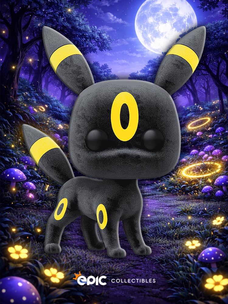 Funko Pop! Games: Pokemon - Umbreon (flocado) Edición limitada excl...