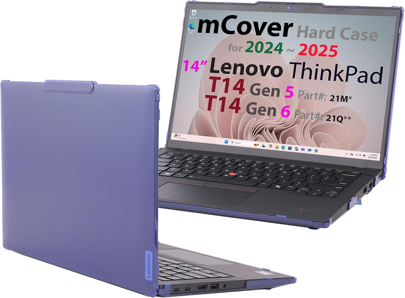 mCover Funda Rígida SOLO Compatible para Lenovo ThinkPad T14 Gen 5...