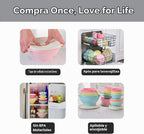 Tupperware Heritage - Juego de 36 piezas pastel vintage (18 recipientes + 18 tapas)