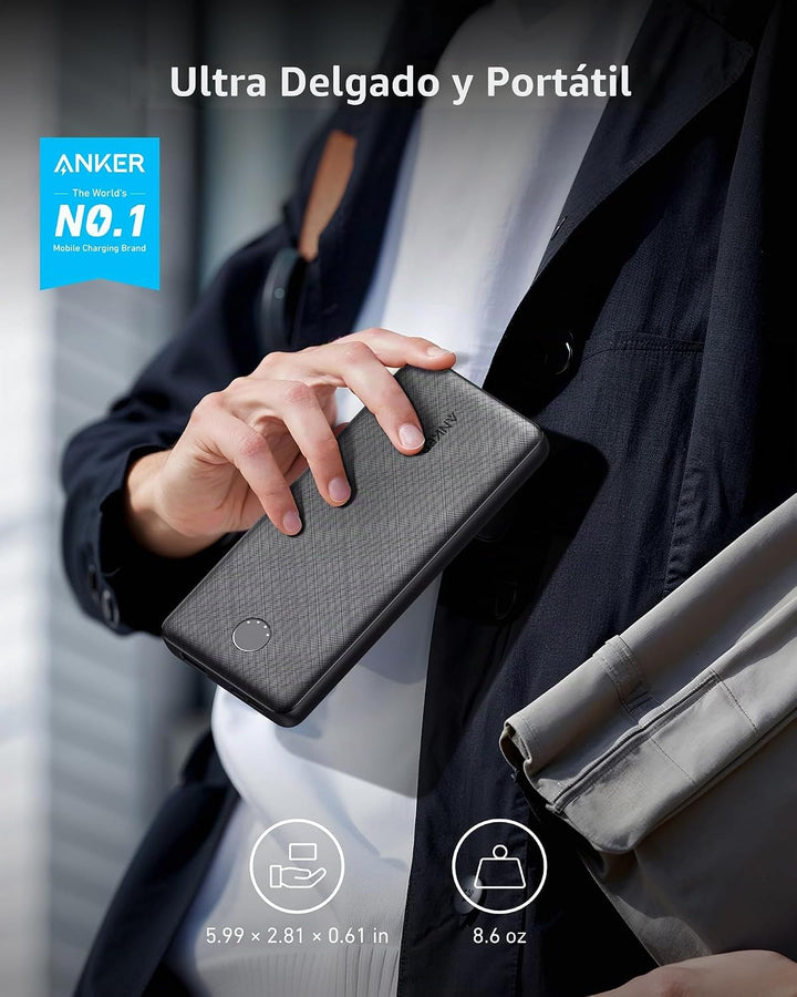 Anker Banco de energía nano, paquete de batería ultrafina, certific...
