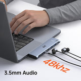 Adaptador USB C Hub HDMI para MacBook Pro\/Air M1 M2 M3 2024 2023 1...