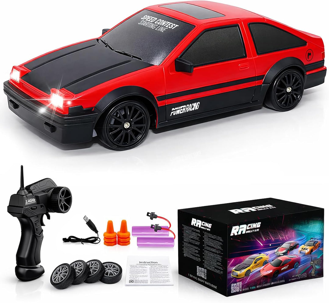 Auto a control remoto RC Drift 2.4GHz escala 1:24 4WD 15KM\/H Model...