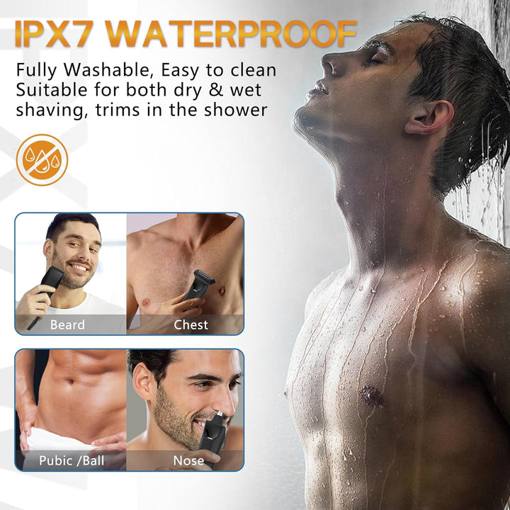 Beatslm Manscape - Recortadora de barba para hombres, recortadora d...