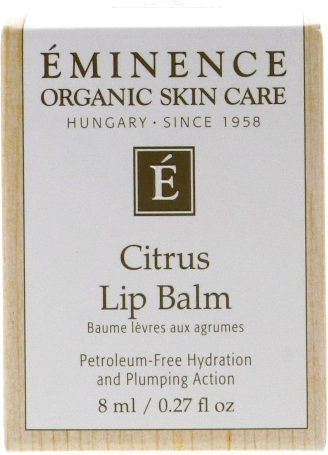 Eminence - Bálsamo labial orgánico cítrico, 0.27 onzas
