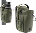 Bolsa magnética para botellas, para hombres y mujeres, bolsa de gimnasio para gimnasio, viajes, trabajo y deportes, mantén tus artículos fuera del suelo sucio del gimnasio con accesorio magnético (verde)