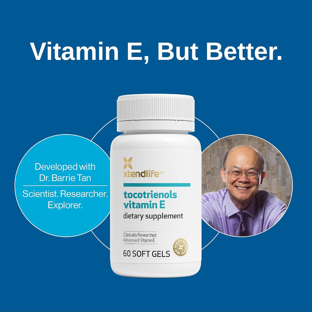 Xtendlife Tocotrienoles Vitamina E, potente antioxidante para apoya...