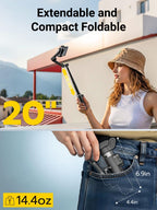 AOCHUAN Smart X3 360 ° Pan Rotación Gimbal Estabilizador para iPhone w