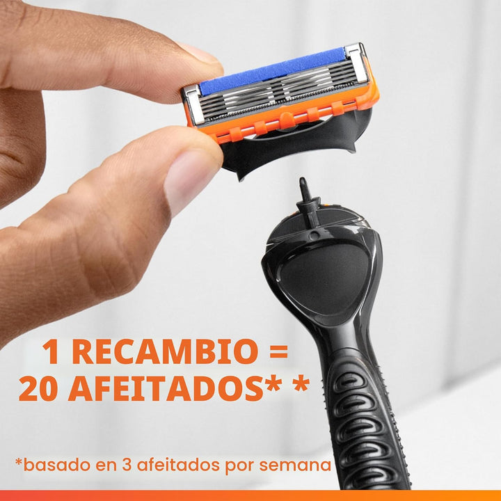 Gillette Fusion5 Power Razor para hombres, 1 mango de maquinilla de...