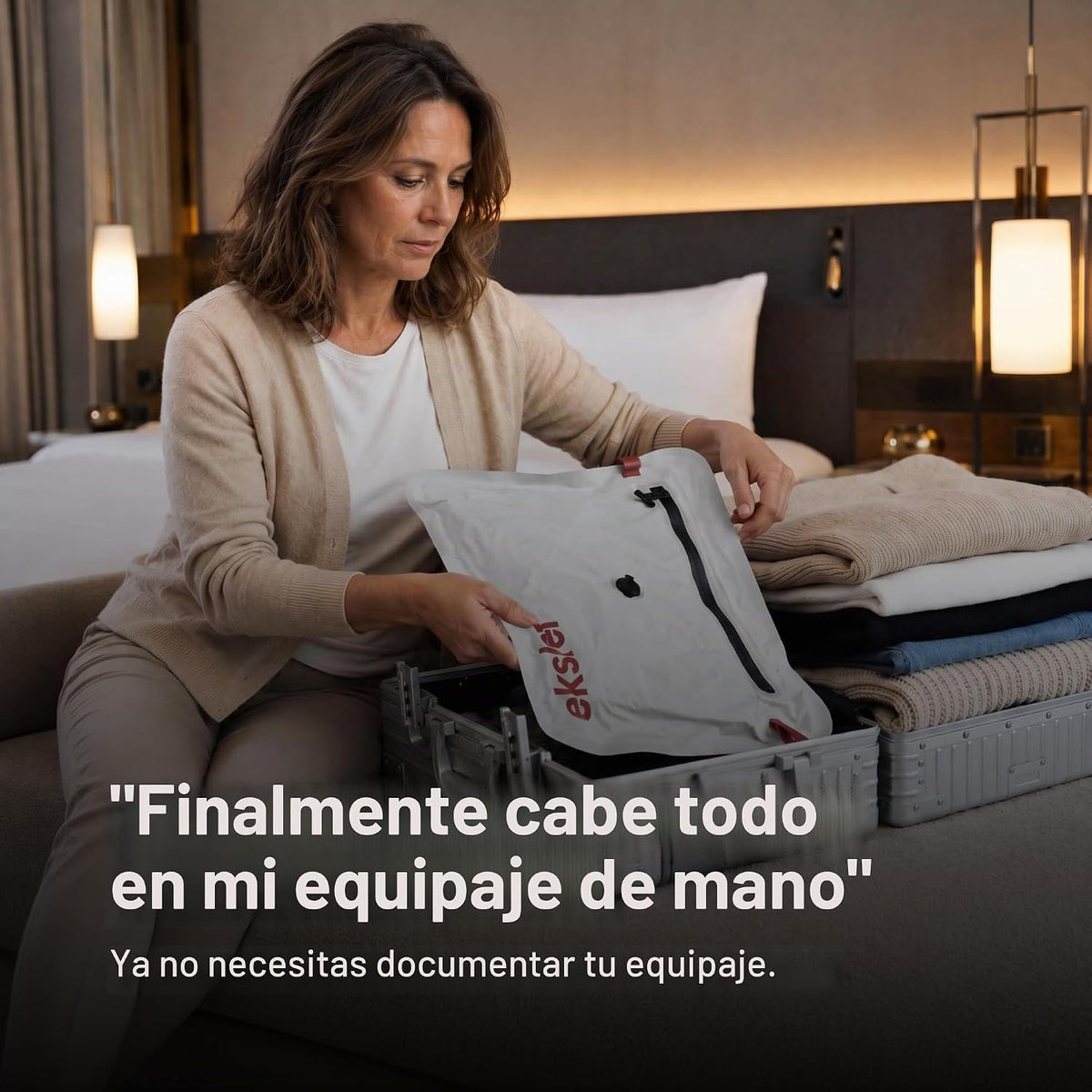 Ekster TravelPack - Kit de vacío Plus - Bolsas de almacenamiento al vacío