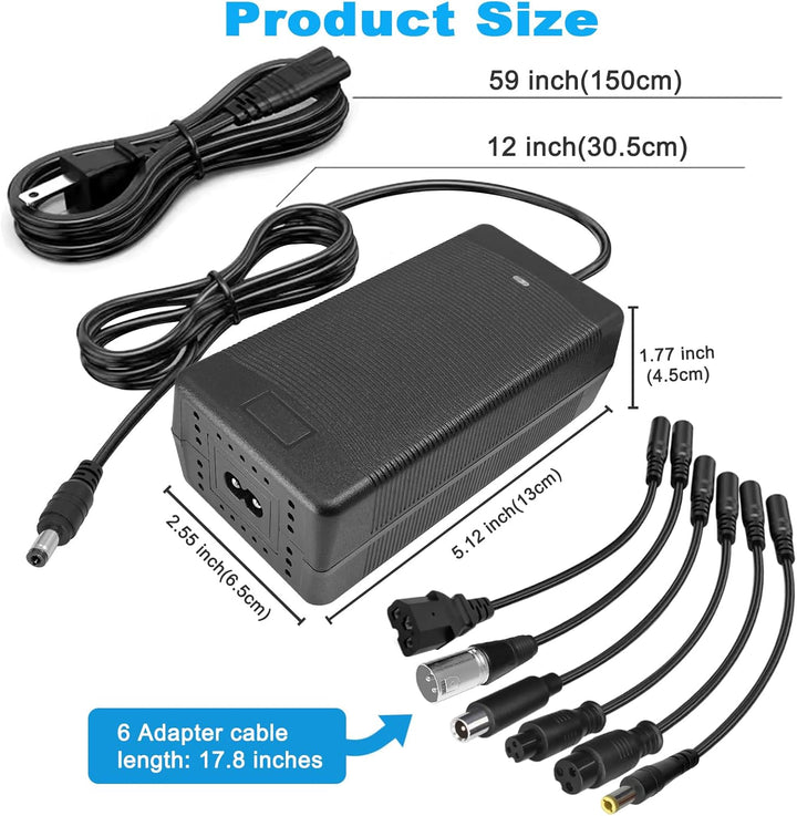 Cargador rápido de 546V 2A con enchufes 7 en 1 universal