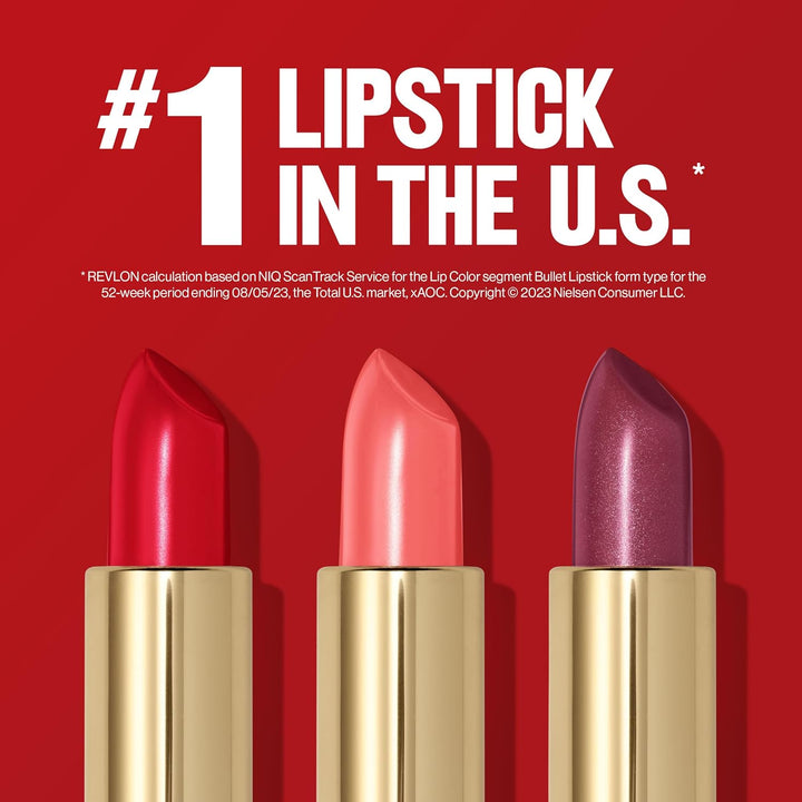 Juego de regalo de lápices labiales Super Lustrous de Revlon, 5 pie...