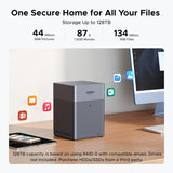 UGREEN NAS DH4300 Plus NASync de escritorio de 4 bahías, capacidad...