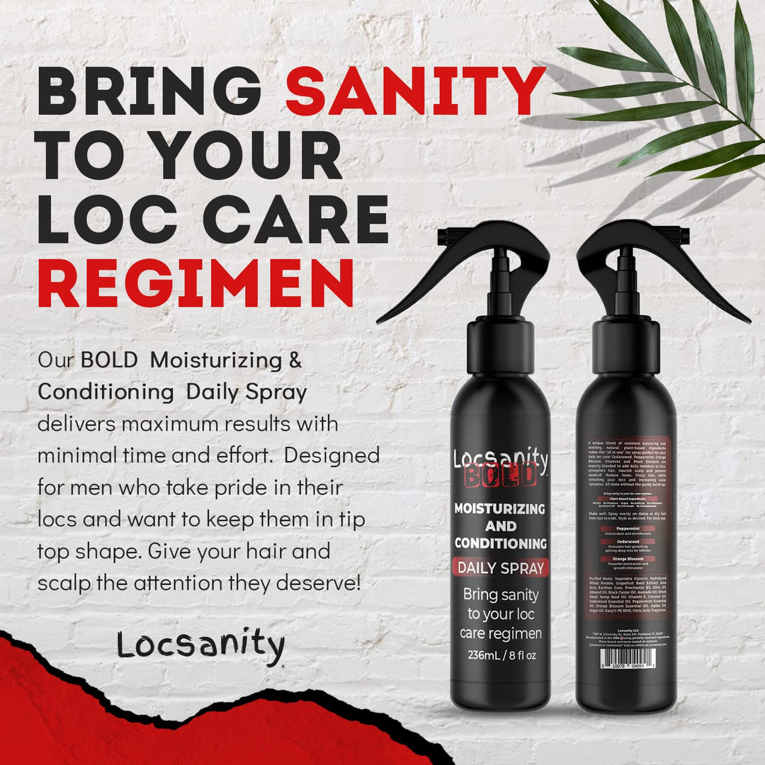 Loc Spray \u2013 Locsanity BOLD - Spray hidratante diario para rast...
