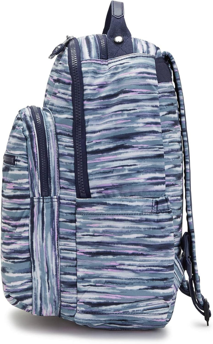 Kipling Mochila para portátil Seoul 15 para mujer, duradera, espaci...