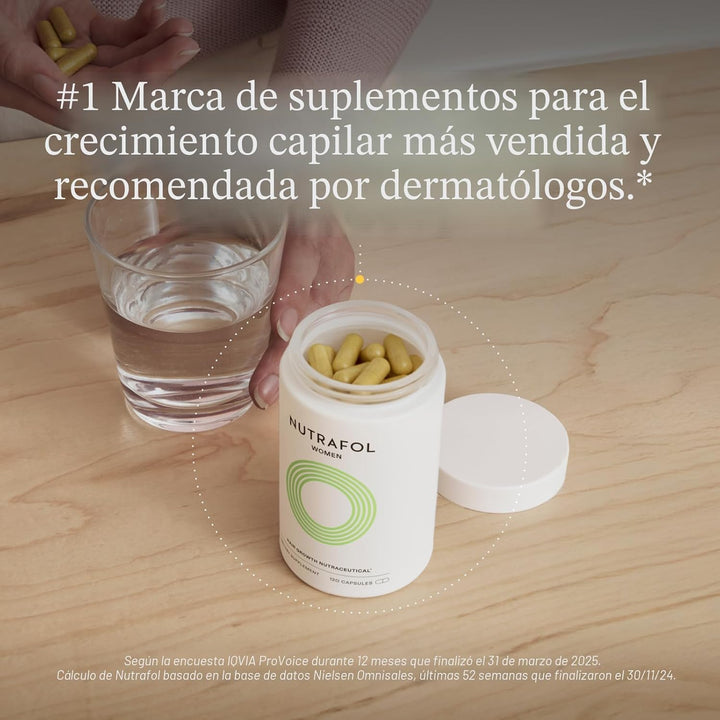 Nutrafol - Suplementos de crecimiento del cabello para mujeres de 1...