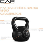 CAP Barbell Juego de pesas de cemento de 45 LB – Pesas de 10 lb, 15 lb y 20 lb recubiertas de vinilo para entrenamiento de fuerza, cardio, entrenamiento cruzado y entrenamientos en casa