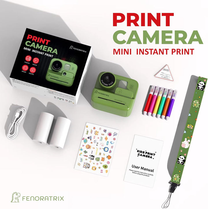 Cámara de Impresión Instantánea para Niños \u2013 Sin Tinta Necesar...