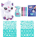 Canal Toys Unicornio cósmico con luz de aerógrafo. Decora, lava, repite. Personaliza tu propia felpa de arte en aerosol. Ilumina el cuerno de adivinos. A partir de 6 años