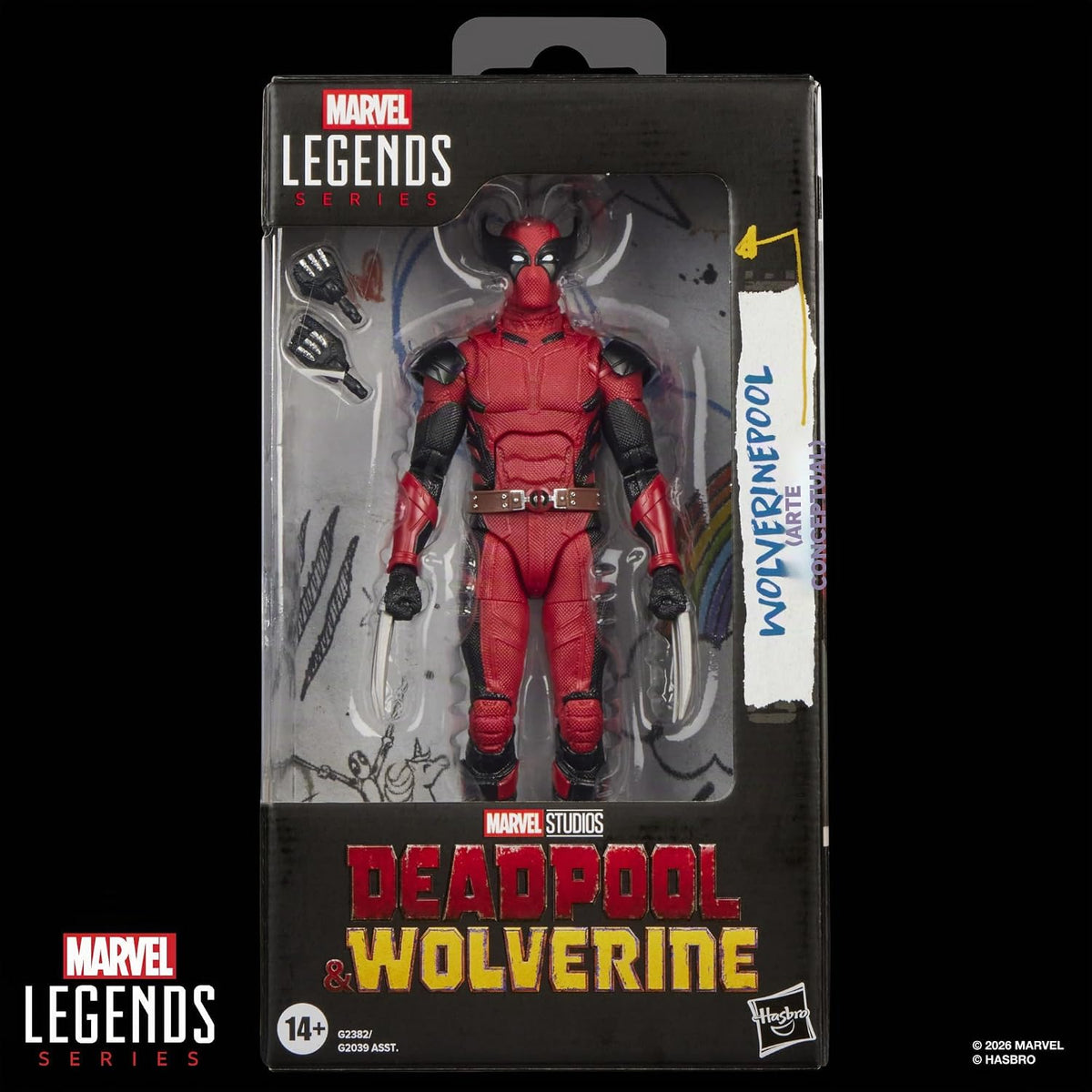 Marvel Figura de acción de la serie Legends Wolverinepool (arte conceptual)