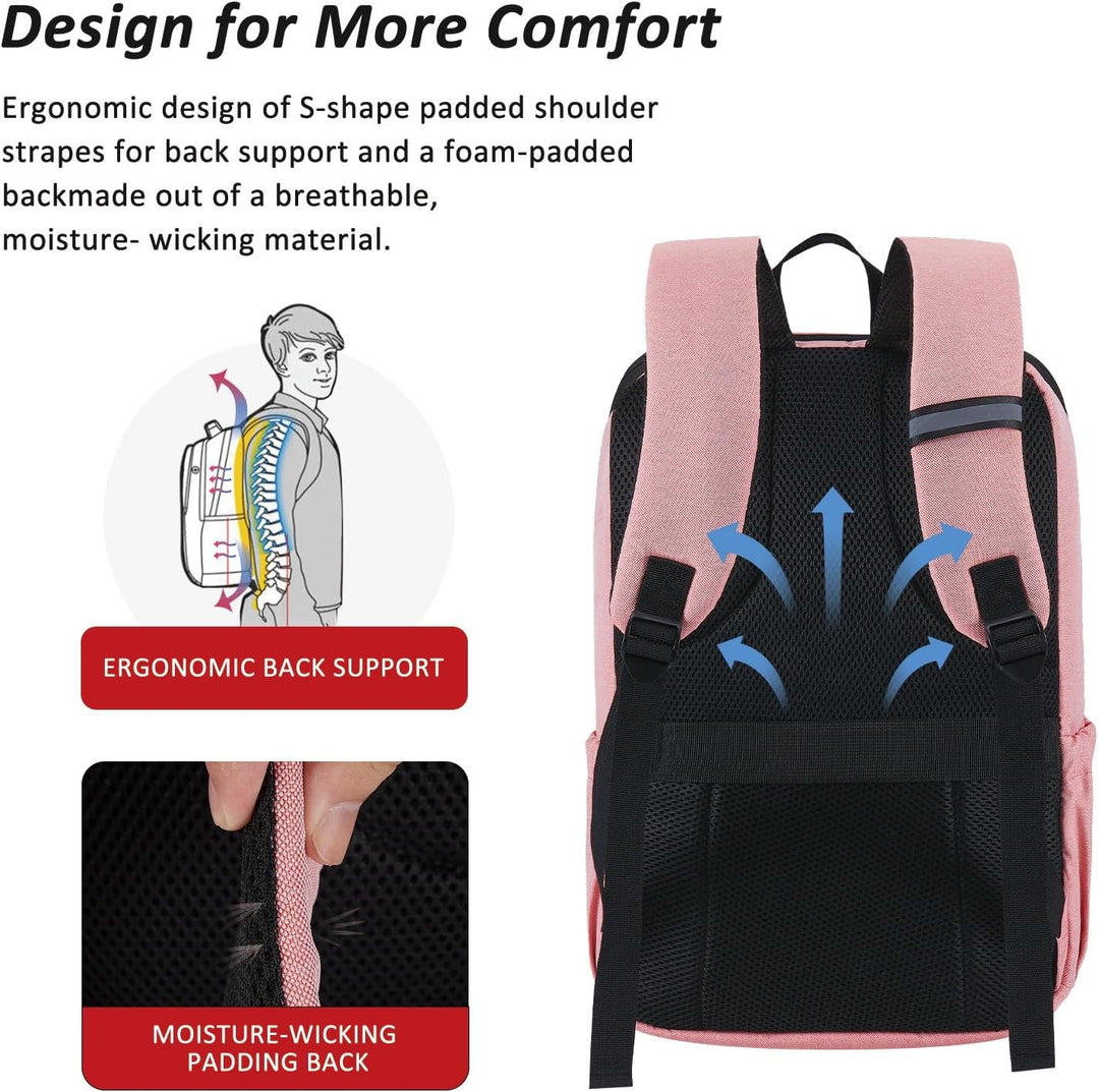 MAXTOP Mochila para portátil de almacenamiento profundo con puerto...